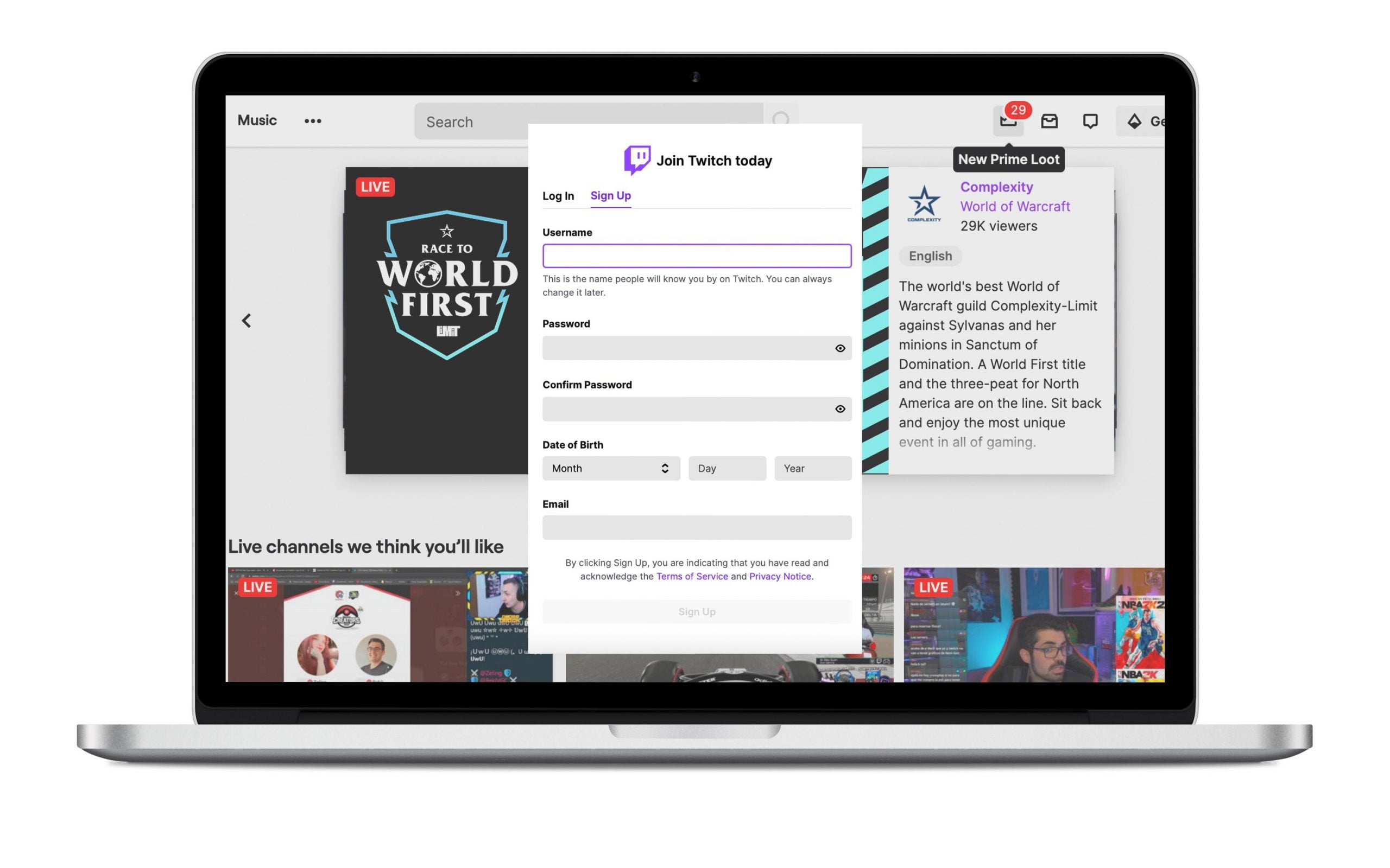 5 Steps to Sign Up With Twitch